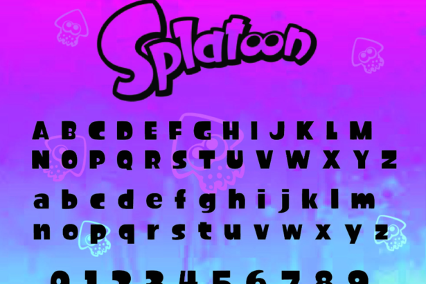 splatoon font